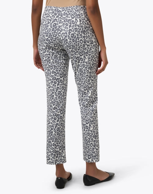 Annie Style Animal Print Elastic Waist Pull - On Straight - Leg Women's Pants