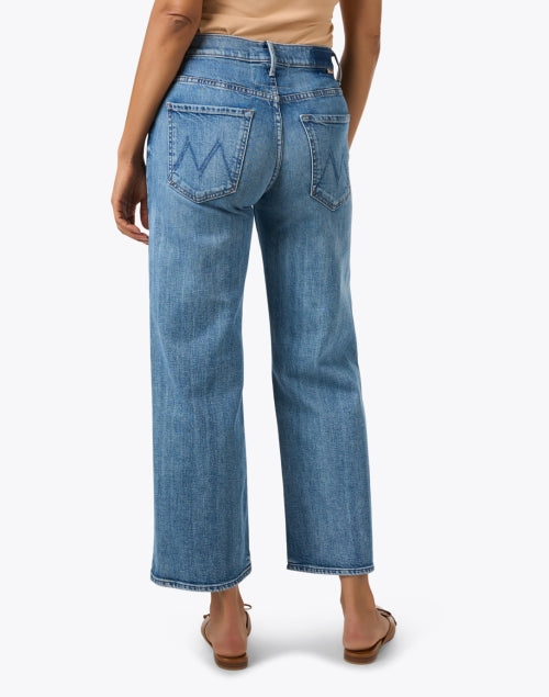 Mother's Mid Rise Maven Blue Denim Jeans - Effortlessly Cool for Everyday Wear