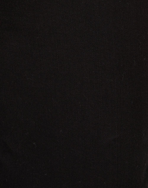 Frame's Stylish Black Wide Leg Stretch Slim Jeans