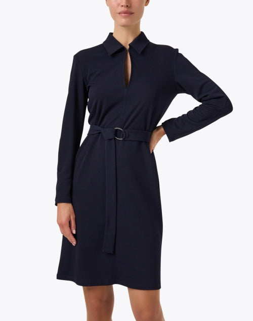 Navy Blue Dorema Women's Mini Dress by Max Mara Leisure