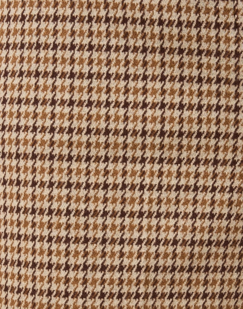 Stylish Tonal Plaid Straight-Leg Panetto Trousers by Weekend Max Mara