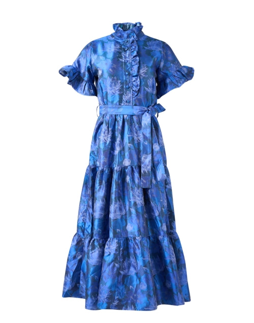 Abbey Glass Sadie's Elegant Blue Floral Dress for Special Occasions