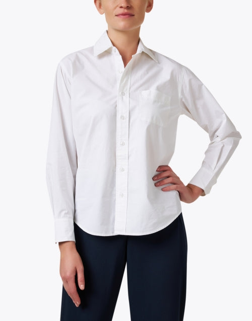 Absolutely Flawless Women's White Button-Front Blouse for Every Occasion