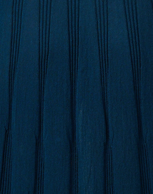 Stylish Juniper Teal Knitted A-Line Midi Dress for Formal Occasions