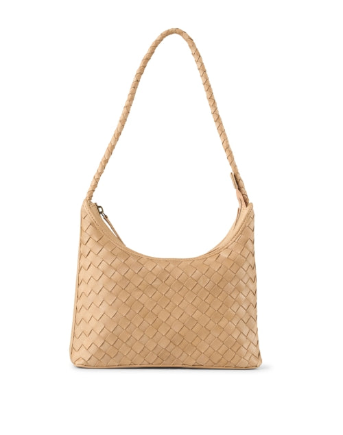 Marni Tan Woven Genuine Leather Women's Shoulder Handbag
