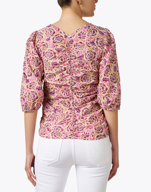 Banjanan Aria Feminine Floral Print V-Neck Blouse
