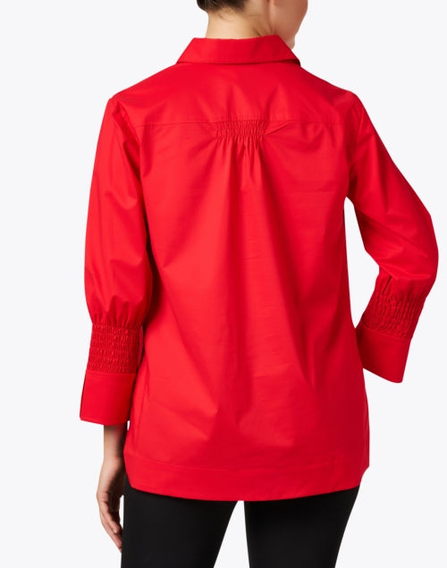 Stylish Stretch Cotton Morgan Red Shirt for the New Season