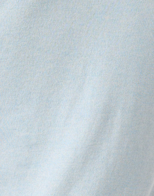 Surf Blue Women's Sleeveless Silk Cashmere Knit Top for Transitional Wardrobe