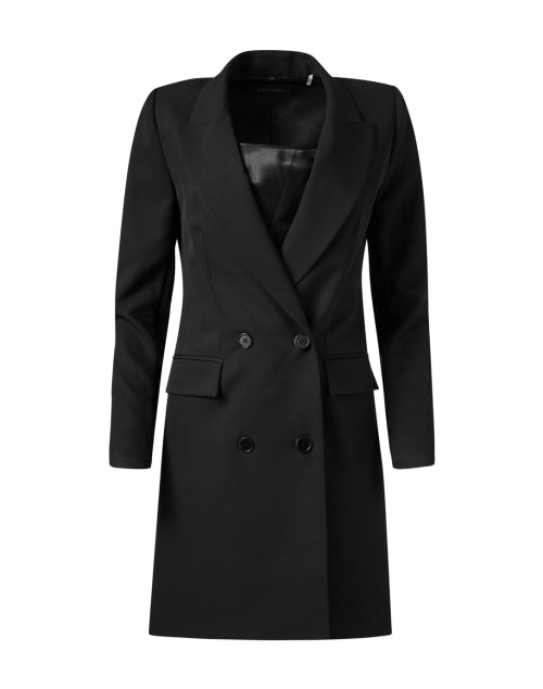 Stylish Ivy Black Blazer-style Dress for All-day Elegance
