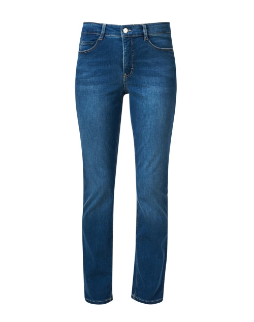 Dreamy Blue Men's Straight-Leg Denim Jeans for All-Day Comfort