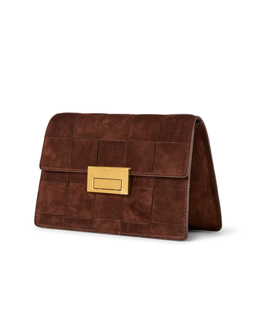 Stylish Delphine Brown Plush Suede Versatile Handbag