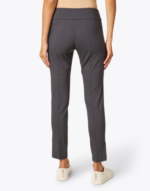 Stretchable Gunmetal Pull - On Control Ankle Pants for a Flawless Fit