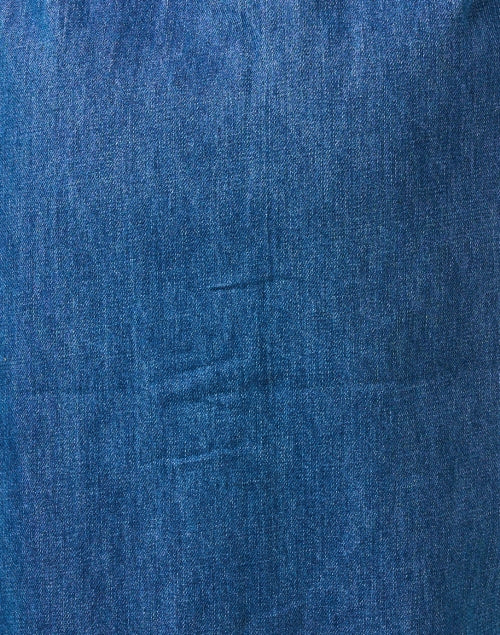 Stylish Blue Tabby Denim Shirt Dress for Women