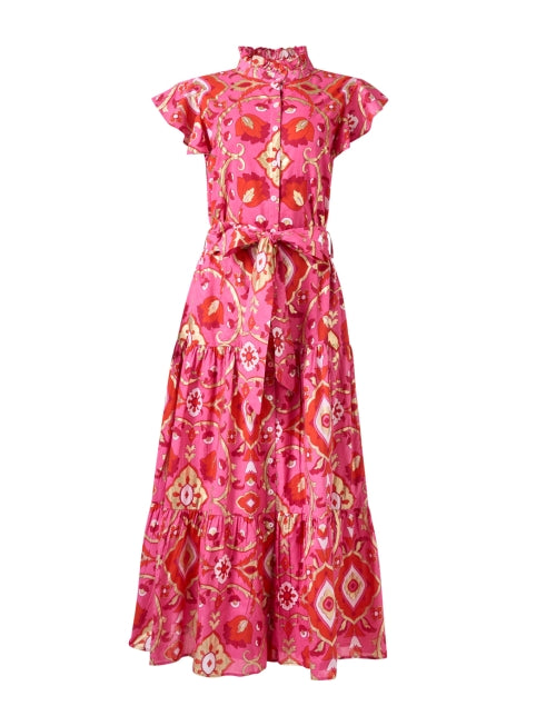 Stylish Mirabella Pink Floral Patterned Women's Dress for All Occasions