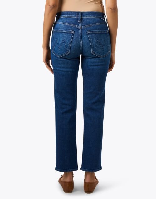 Stylish Rider Classic Blue Stretch Straight - Leg Ankle Jeans