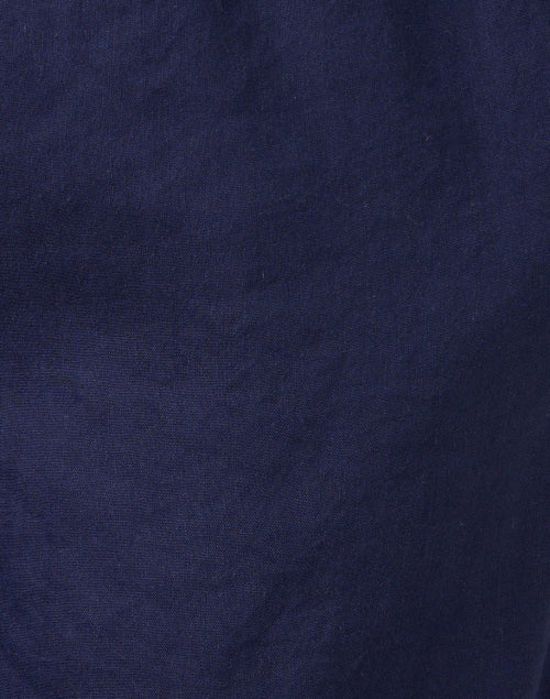 Elliot Lauren's Navy Wide-Leg Linen Blend Pull-On Pants - Comfort and Style