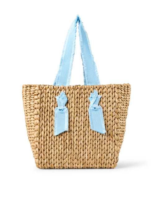 Isla Bahia Blue Hand - woven Tote Bag for All - season Use