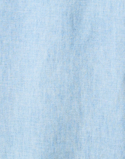 Stylish 100% Cotton Channing Chambray Shirt with Short Rolled Sleeves