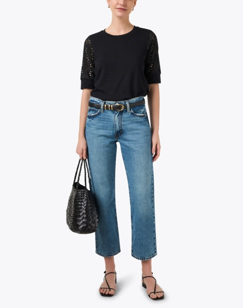 Frame Hang Classic Straight-Leg Cotton Denim Jeans for All-Day Comfort