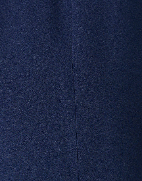 Blue Textured Crepe Business Blazer for Classic American Luxury Style