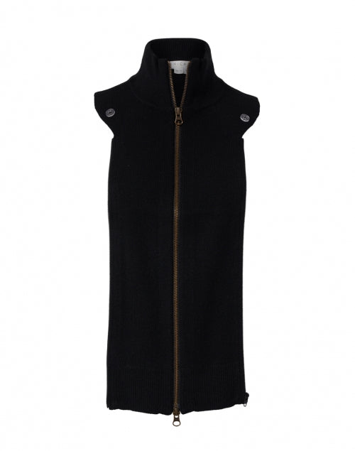 Veronica Beard's Essential Uptown Black Cashmere Dickey for Fashionable Layering