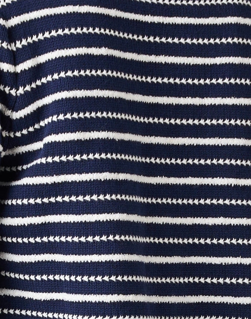Stylish Navy and White Striped Suzann Jacket for Timeless Fashion