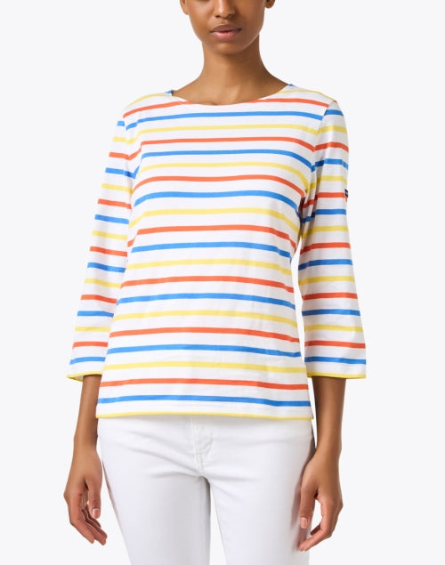 Galathee Luxury Multi Striped Cotton Casual Shirt