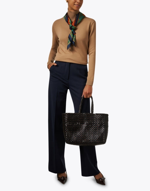 Navy Stretch Wide Leg Orbita Pants by Weekend Max Mara