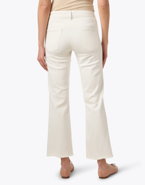 Stylish Ivory Stretch Flare Francesca Jeans for On - the - Go Women
