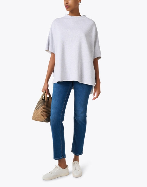 Stylish Audrey Grey Cotton Casual Top for Everyday Wear