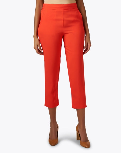 Piazza Sempione's Stylish Hilary Orange Straight - Leg Comfort Pants