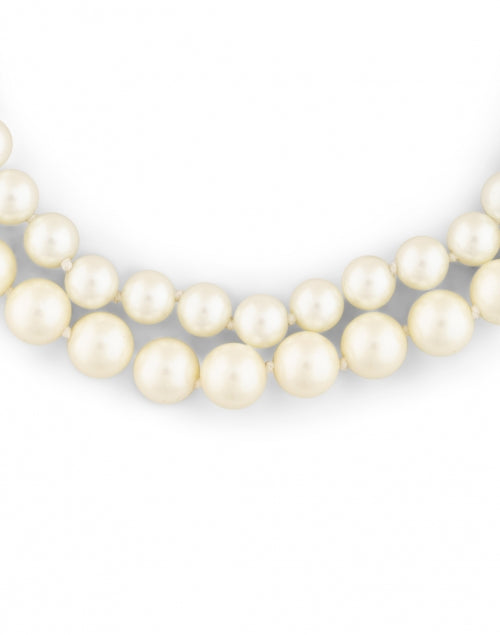 Exquisite Two - Row Gold Chain and Pearl Necklace for Timeless Glam