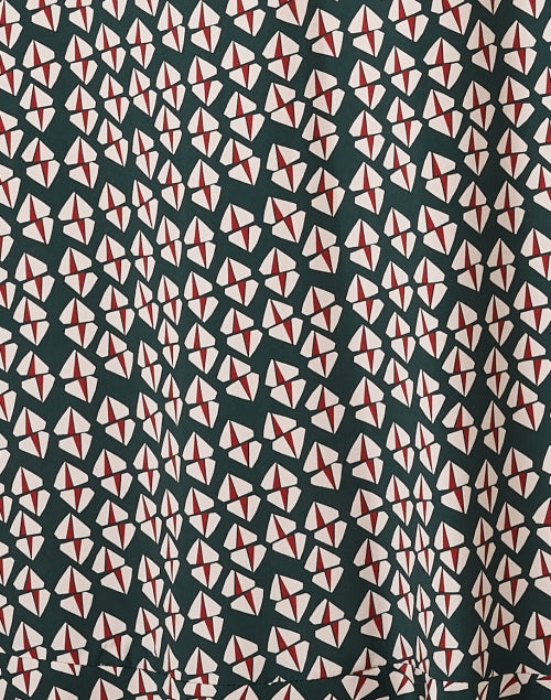 Silk Multi - Printed Women's Shirt Dress for Fashionable Ladies
