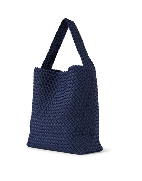 Blue Woven Nomad Style Ink Hobo Handbag for Fashionable City Girls