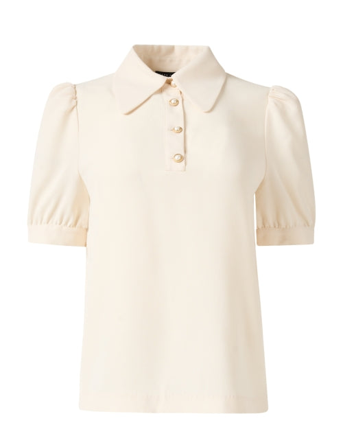 Tonino Women's Cream-Colored Blouse with Retro Charm
