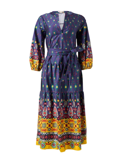 Claire Stylish Multi - Printed Stretch Cotton Dress for Warm Weather