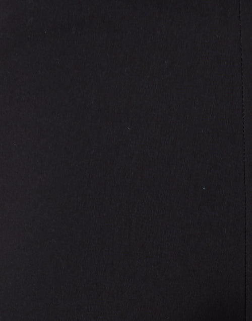 Leo Signature Elastic Pull-On Cropped Black Flared Dress Pants