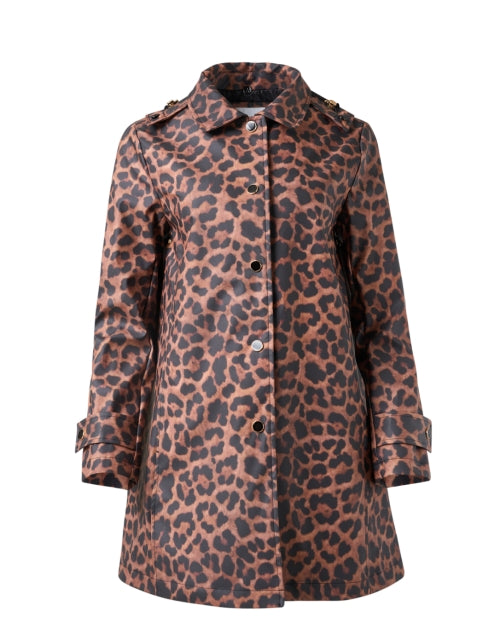Fashionable Iconic Princess Rain Slicker with Stunning Leopard Print Design