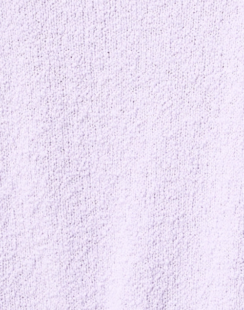 Lola's Cozy Purple Cotton Fleece Casual Sweater