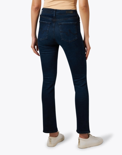 AG Women's Mari Style Dark Blue Super Stretch Lightweight Denim Jeans for Women