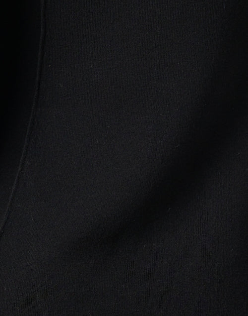 Stylish Uscio Black Knit Women's Evening Dress