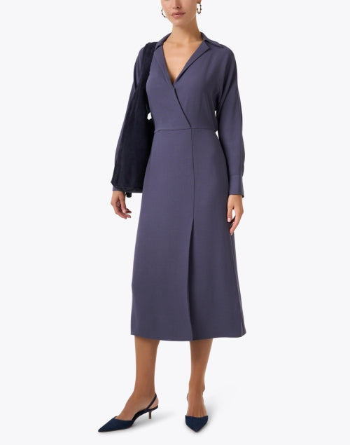 Navy Blue A-Line Women's Dress for Elegant Occasions