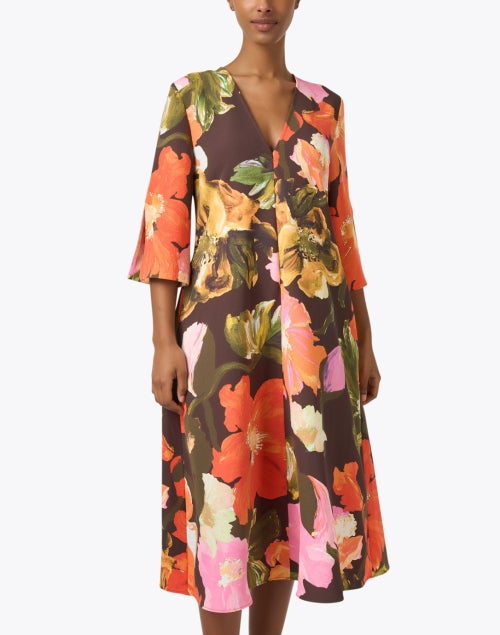 Vic Women's Floral Print Midi Dress