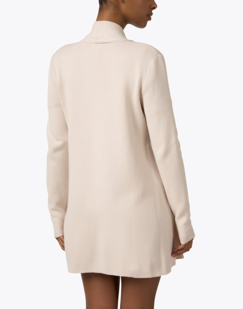 Beige Lightweight Knit Sand-style Travel Coat for Chilly Mornings