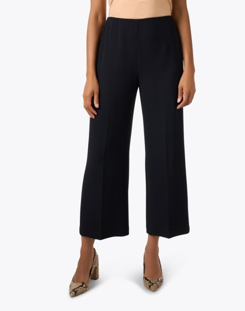 Carter Men's Black Wide-Leg Cropped Casual Pants by Brochu Walker