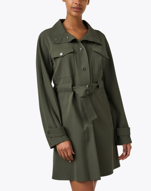 Elegant Weekend Max Mara Brioso Mini Green Dress