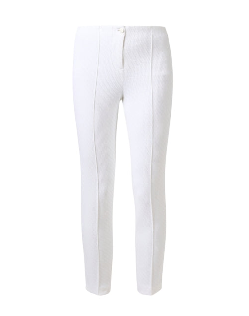 Cambio's Elegant White Technological Stretch Polyamide Blend Pants