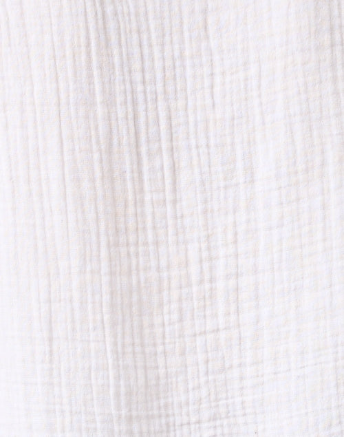 Xirena Tish Sleeveless White Cotton Gauze Top for Warm Weather