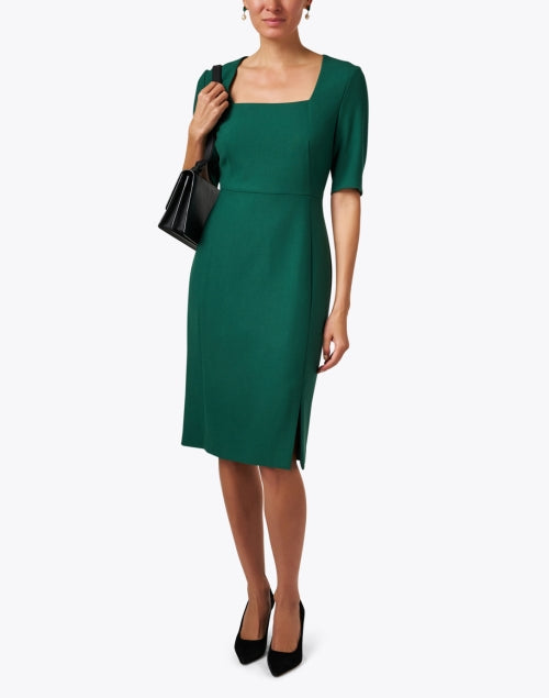 Stylish Doneba Green Women's Sheath Dress for Versatile Occasions