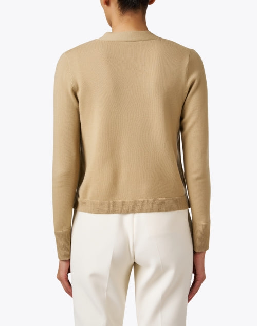 Elegant Florence Sand Two-Piece Knit Sweater Set